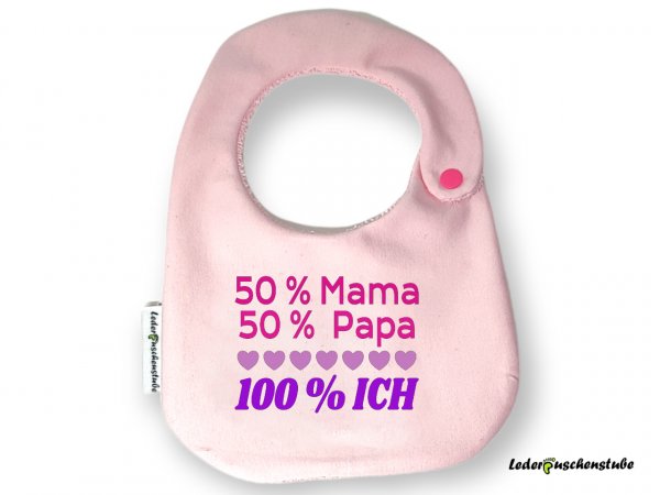 Plotterdatei Spruch 50% Mama Papa 100% Ich